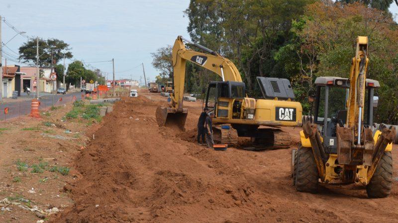 Obras de duplicação da avenida Geralda Rocha Silva são intensificadas