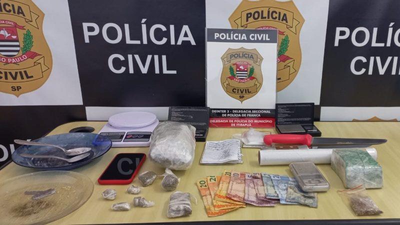 Quatro traficantes foram presos durante operação da Polícia Civil em Itirapuã