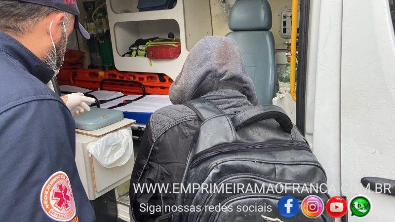 Homem é socorrido após ser agredido com barra de ferro em Franca