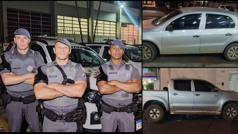 Dois veículos roubados são localizados pela equipe de Força Tática na zona rural de Franca