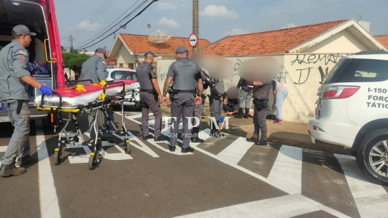 Duas pessoas foram baleadas em avenida de Franca