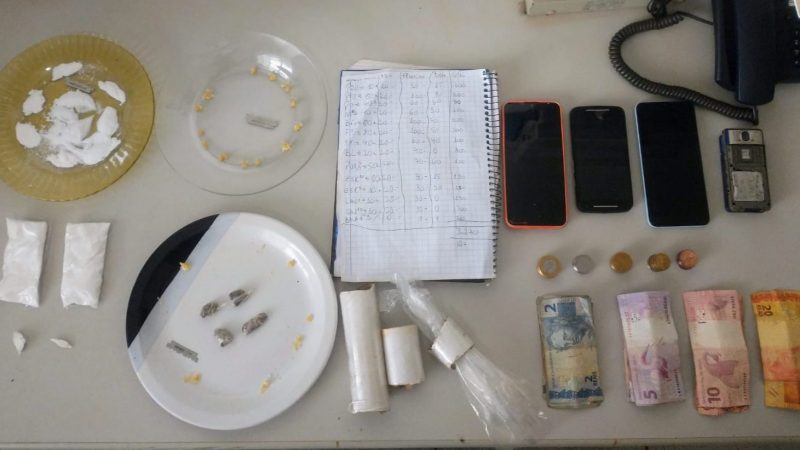 Drogas são apreendidas pela Polícia Militar em Itirapuã 