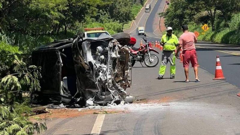 Motorista fica ferido após grave acidente em rodovia na região