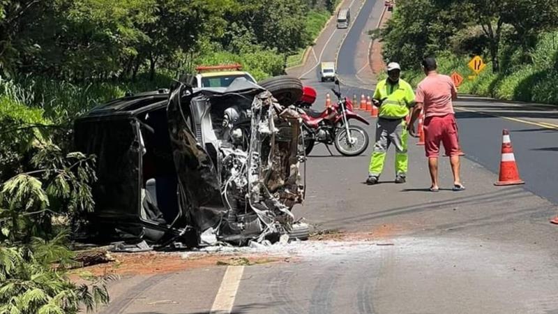 Motorista fica ferido após grave acidente em rodovia na região