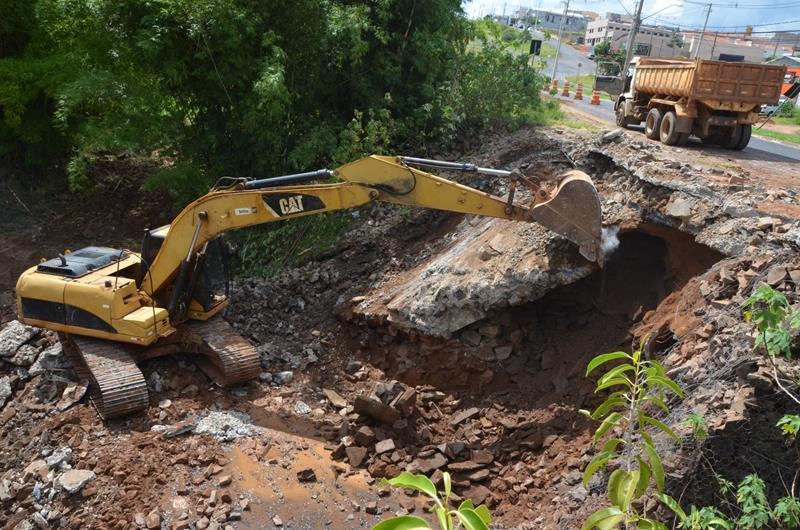 Começam as obras em ponte do Jardim Palmeiras, em Franca