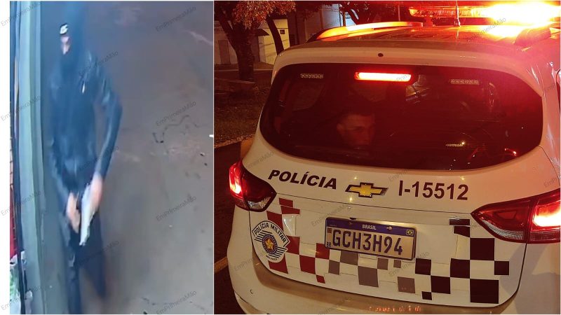 Ladrão é detido por comerciante e populares durante tentativa de assalto em adega de Franca