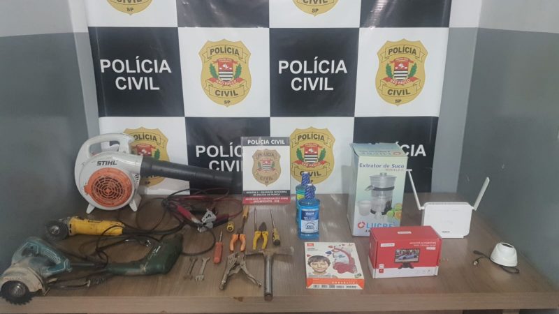 Criminoso é preso pela DISE após ser flagrado com objetos furtados em Franca