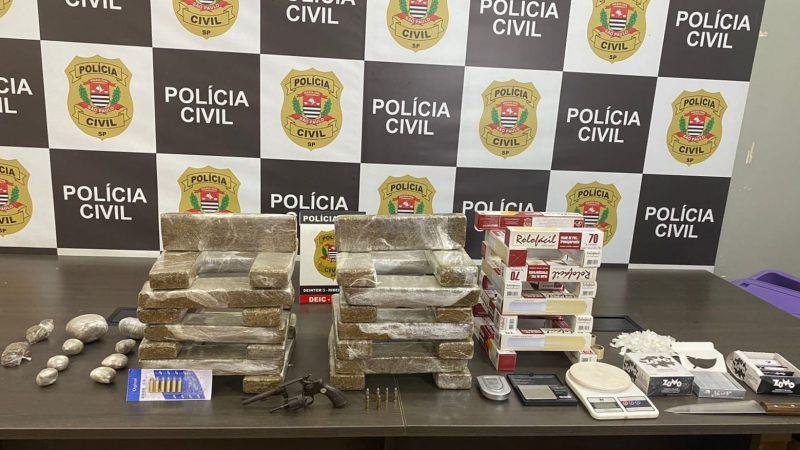 Polícia Civil prende criminoso por tráfico de drogas e posse de arma de fogo em Ribeirão Preto