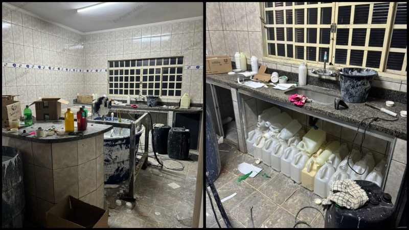 Polícia Militar desmantela laboratório clandestino de agrotóxicos em Cristais Paulista