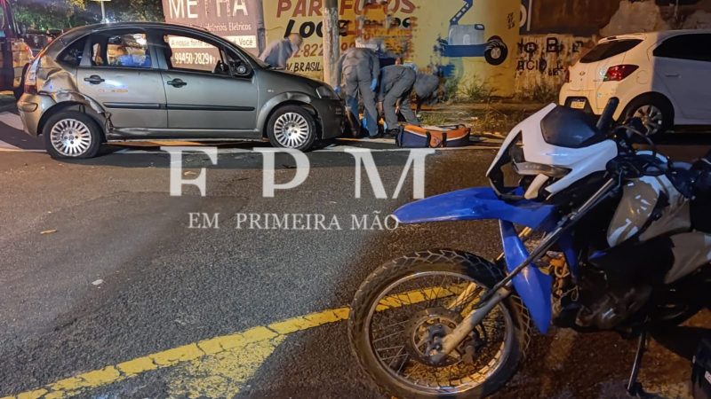 Motociclista sofre ferimento grave após acidente em avenida de Franca