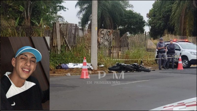 Câmera de segurança registra acidente que vitimou jovem motociclista em avenida de Franca