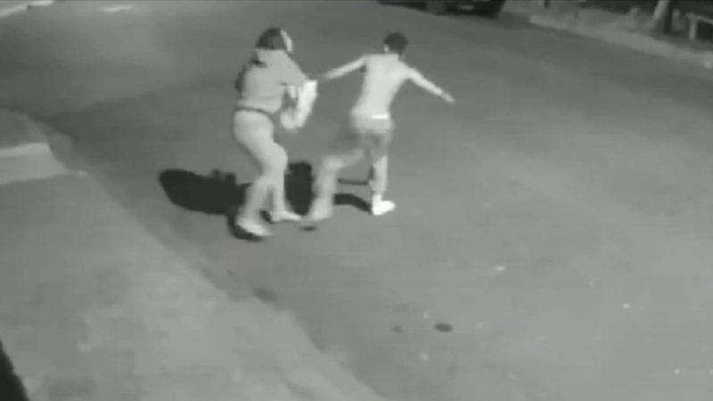 Ladrão apanha de mulher após tentativa de roubo de celular em Pedregulho