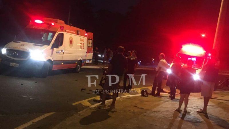 Idoso é socorrido em estado grave após ser atropelado em avenida movimentada de Franca