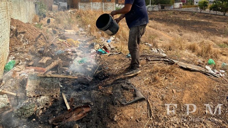 Guarda Civil Municipal de Franca prende homem por atear fogo em terreno no centro da cidade
