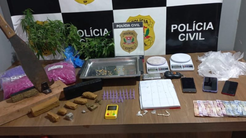 Três criminosos foram presos durante operação da DISE por tráfico de drogas em Franca
