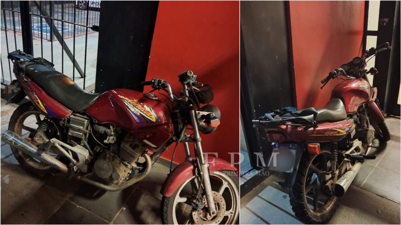 Polícia Militar recupera moto furtada com dois adolescentes em Franca