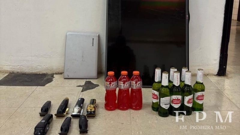 Polícia Militar prende criminoso após furto a barbearia no Cidade Nova, em Franca