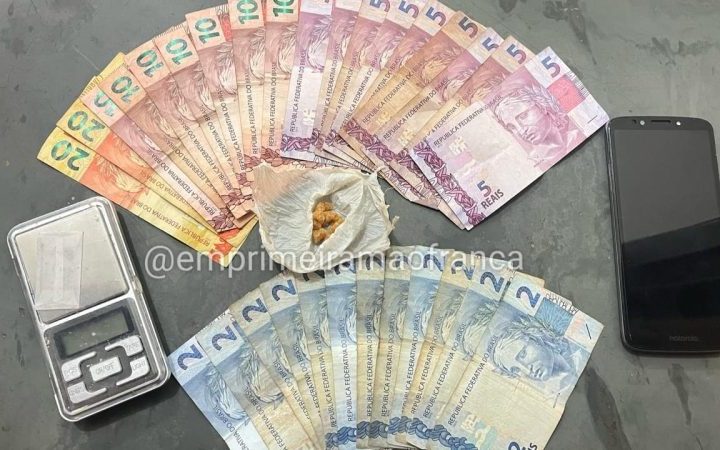 Menor é detido com drogas pela Polícia Militar próximo a escola em Franca