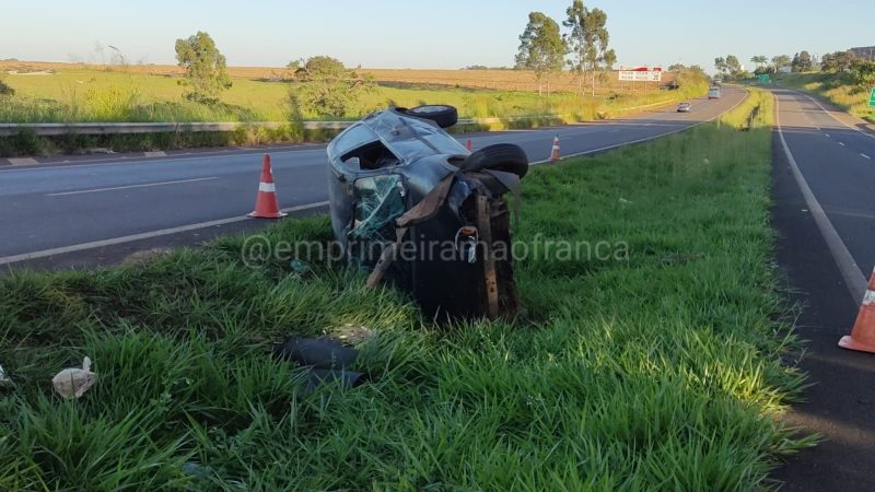 Animal solto causa grave acidente na rodovia Prefeito Fábio Talarico, em Franca