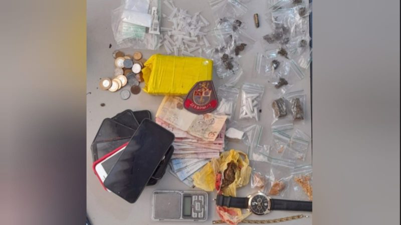 Polícia Militar prende casal que realizava tráfico de drogas em Morro Agudo