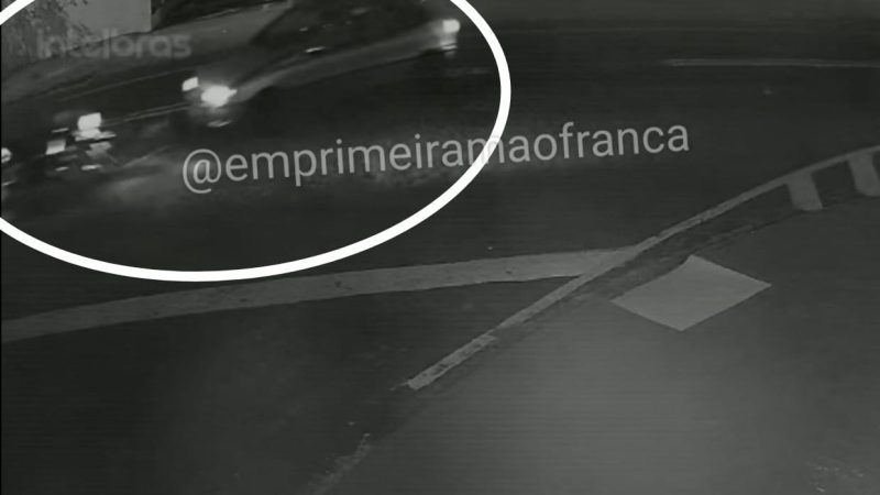 Colisão entre carro e moto em avenida de Franca deixa motociclista ferido