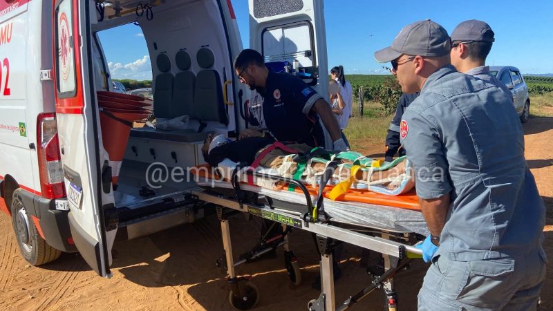Homem é encontrado com pernas e braço quebrados em estrada de terra em Franca
