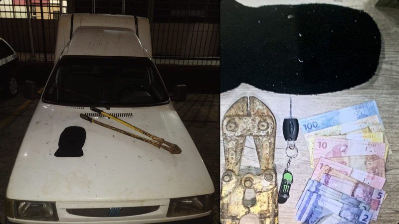 Polícia Militar prende dupla que tentou fugir com Fiorino furtada em Franca
