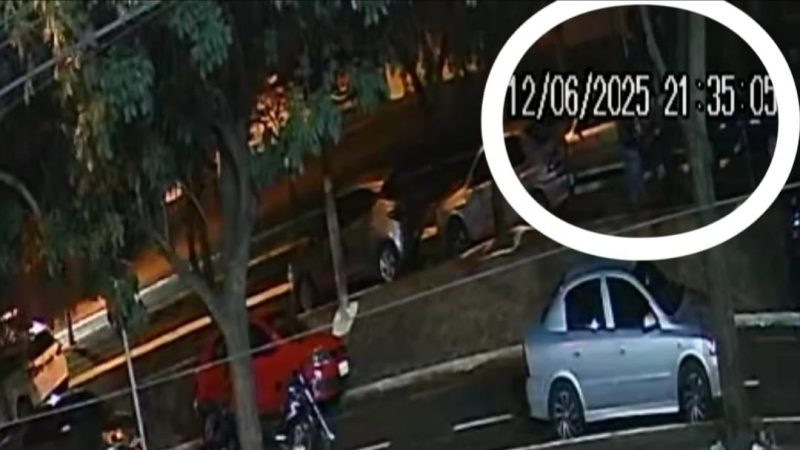 Câmera de segurança registra furto de moto no bairro Estação em Franca