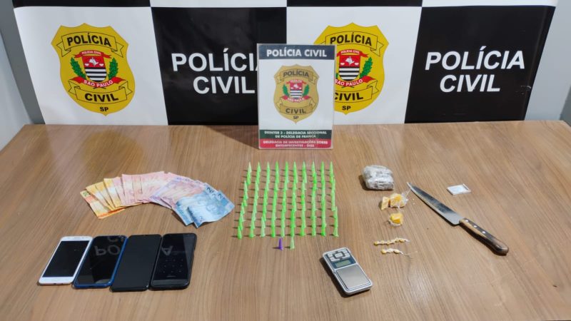 Três são presos por tráfico de drogas em operação da DISE no Parque das Esmeraldas, em Franca