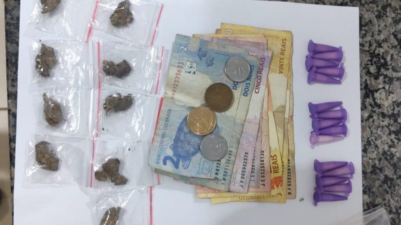 Homem é preso por tráfico de drogas próximo ao recinto de eventos em Morro Agudo