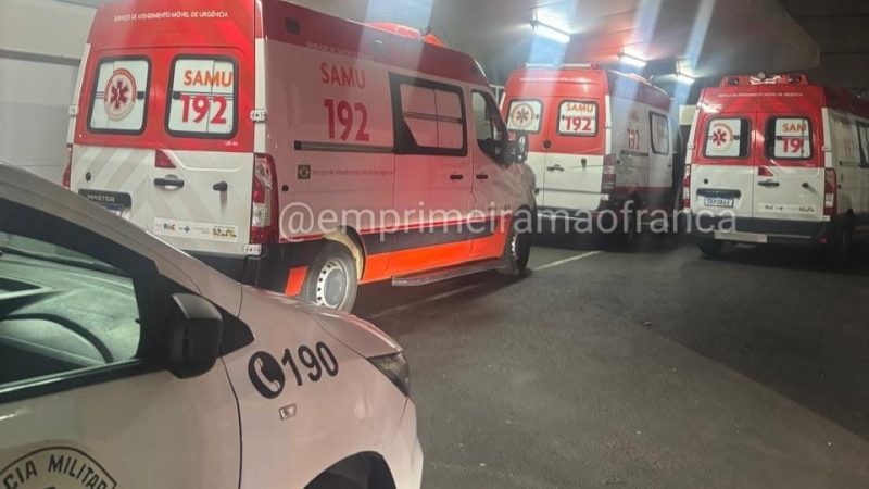 Mais uma vez, viaturas de socorro ficam retidas por falta de vagas no Pronto-Socorro de Franca