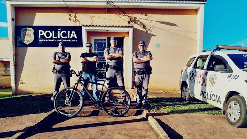 Ação conjunta entre Polícia Civil e Militar recupera bicicleta furtada em São José da Bela Vista