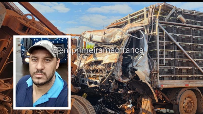 Caminhoneiro morre em grave acidente em rodovia de Nuporanga