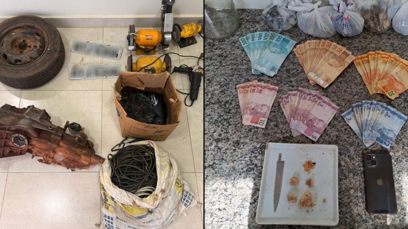 Operação da Polícia Militar resulta em apreensão de drogas e objetos de origem suspeita em Patrocínio Paulista