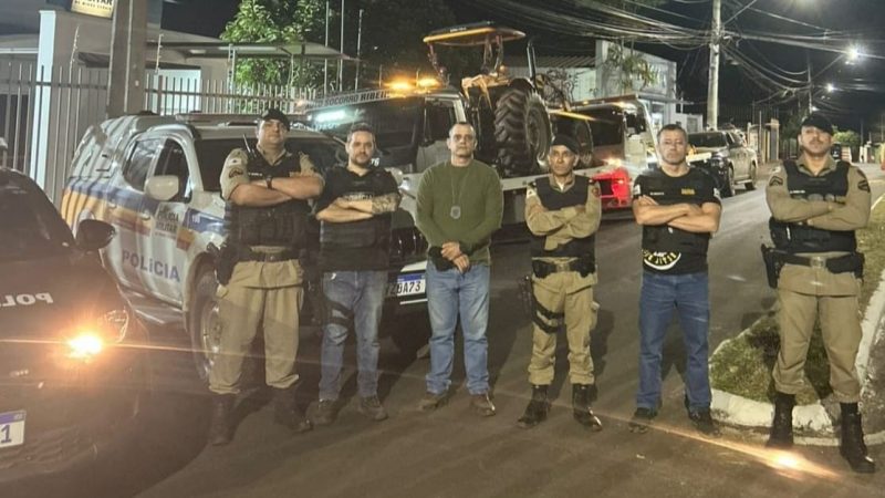 Quadrilha especializada em furto de máquinas agrícolas é desarticulada em ação conjunta entre polícias de Minas Gerais e São Paulo