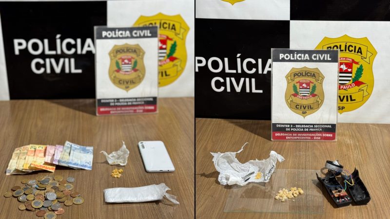 DISE prende casal com drogas em terreno próximo ao Centro Pop em Franca