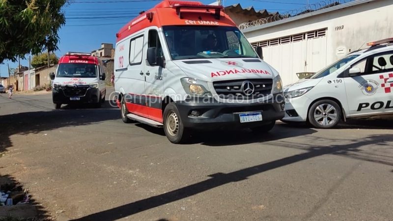 Homem é agredido e socorrido em estado grave no Jardim Aeroporto, em Franca