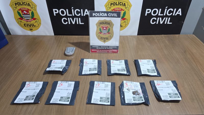 DISE prende dois homens por tráfico de drogas no bairro Santo Agostinho, em Franca