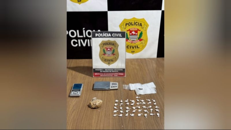 Operação da DISE contra o tráfico termina com apreensão de drogas e prisão de traficante em Franca