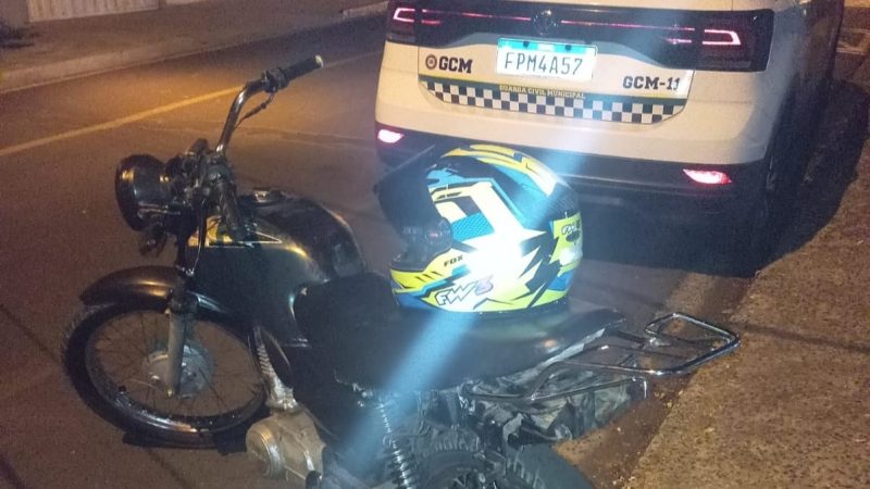Adolescentes são detidos pela GCM com moto sem placa em Franca
