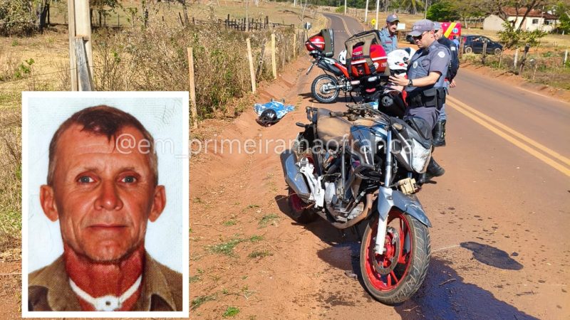Motociclista morre após sofrer grave acidente na estrada do Paiolzinho