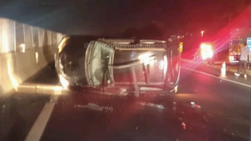 Rodovia Cândido Portinari tem noite caótica com vários acidentes em Franca