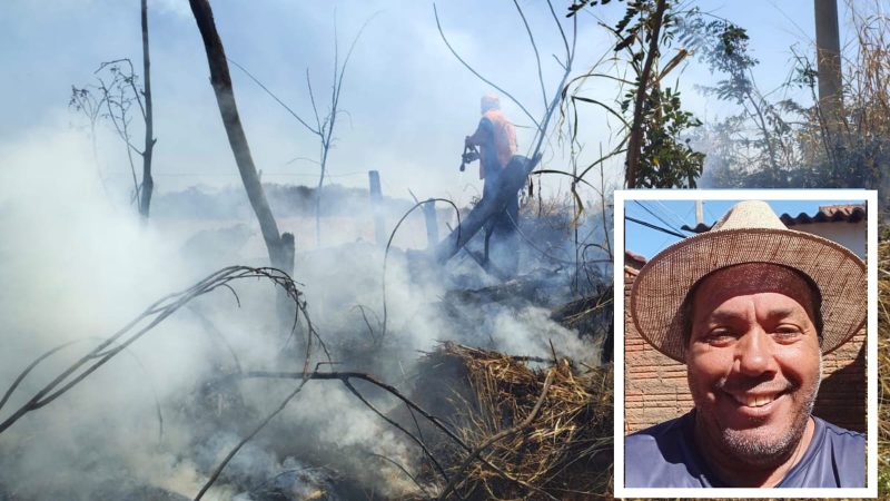 Homem morre após passar mal durante combate a incêndio na região