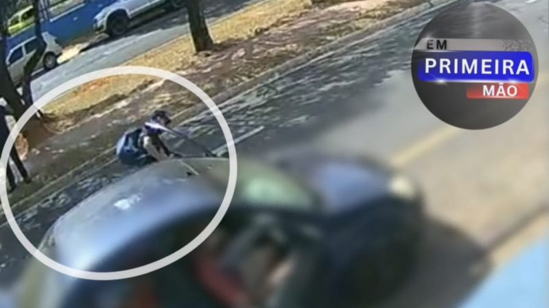 Ciclista fica ferido após ser atingido por porta de veículo em Franca
