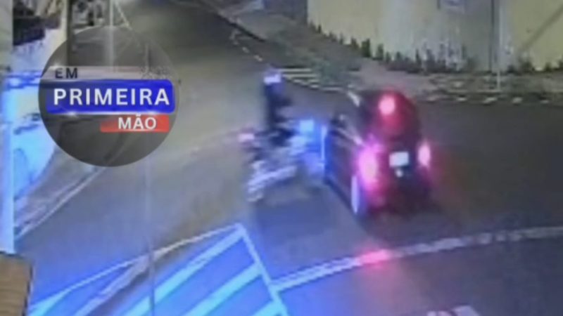 Motorista avança sinal de pare e causa acidente em cruzamento do bairro São Joaquim em Franca