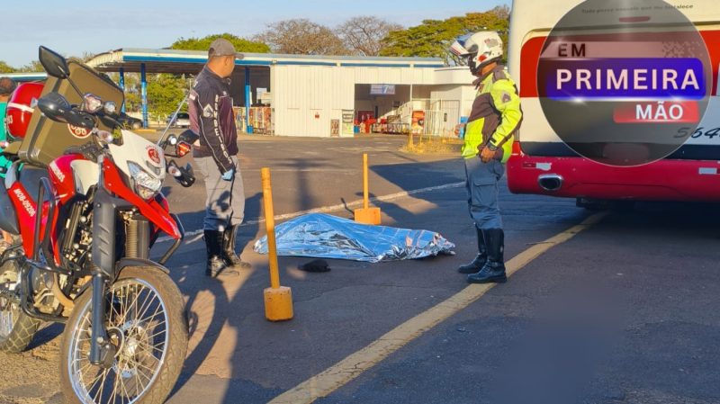 Pedestre morre após ser atropelado por ônibus no bairro Santos Dumont, em Franca