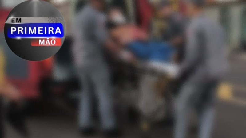 Motociclista fica em estado grave após ser atingido por linha de pipa em Franca