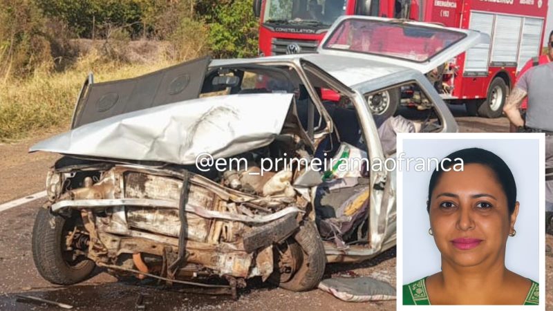 Professora de Franca morre em colisão frontal em rodovia da região