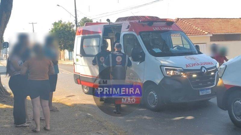 Mulher sofre ferimentos graves em acidente no Jardim Aeroporto, em Franca