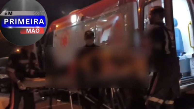 Motociclista fica em estado grave após atropelar cavalo em avenida de Franca